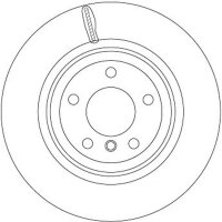 TRW DF4461S Bremsscheibe