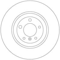TRW DF4349S Bremsscheibe