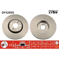TRW DF4260S Bremsscheibe