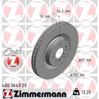 ZIMMERMANN 400.3649.20 Bremsscheibe