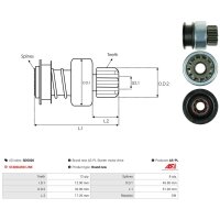 AS-PL SD5020 Freilaufgetriebe, Starter