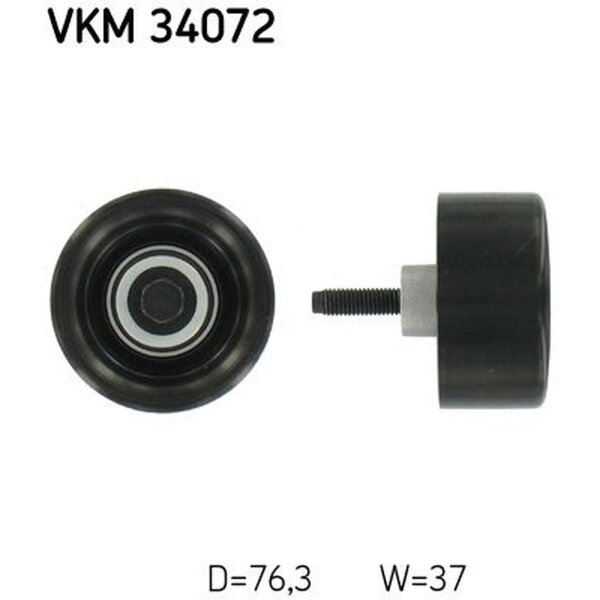 SKF VKM 34072 Umlenk-/Führungsrolle, Keilrippenriemen