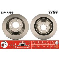 TRW DF4759S Bremsscheibe