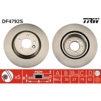 TRW DF4792S Bremsscheibe
