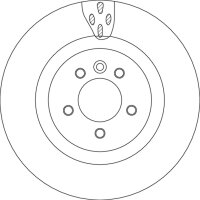 TRW DF4792S Bremsscheibe