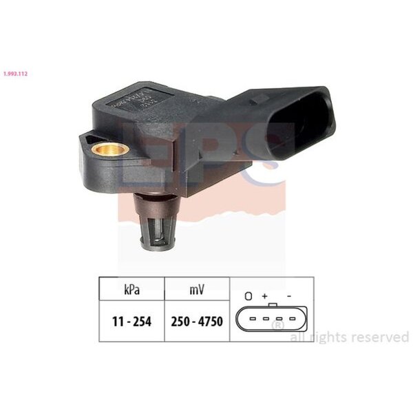 EPS 1.993.112 Luftdrucksensor, Höhenanpassung