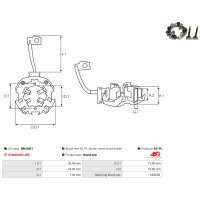 AS-PL SBH2001 Halter, Kohlebürsten