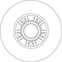 TRW DF4273BS Bremsscheibe