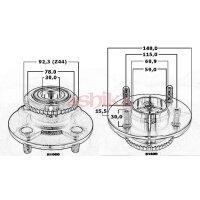 ASHIKA 44-21039 Radnabe