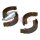 ASHIKA 55-04-410 Bremsbackensatz