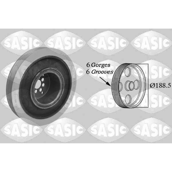 SASIC 9001805 Riemenscheibe, Kurbelwelle