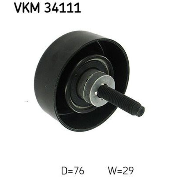 SKF VKM 34111 Umlenk-/Führungsrolle, Keilrippenriemen