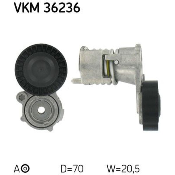 SKF VKM 36236 Riemenspanner, Keilrippenriemen