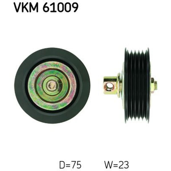 SKF VKM 61009 Umlenk-/Führungsrolle, Keilrippenriemen
