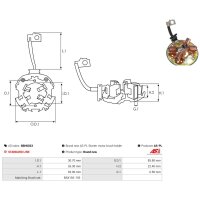 AS-PL SBH0023 Halter, Kohlebürsten