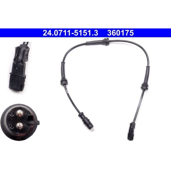 ATE 24.0711-5151.3 Sensor, Raddrehzahl