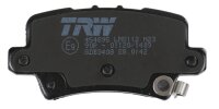 TRW GDB3408 Bremsbelagsatz, Scheibenbremse