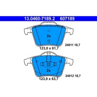 ATE 13.0460-7189.2 Bremsbelagsatz, Scheibenbremse
