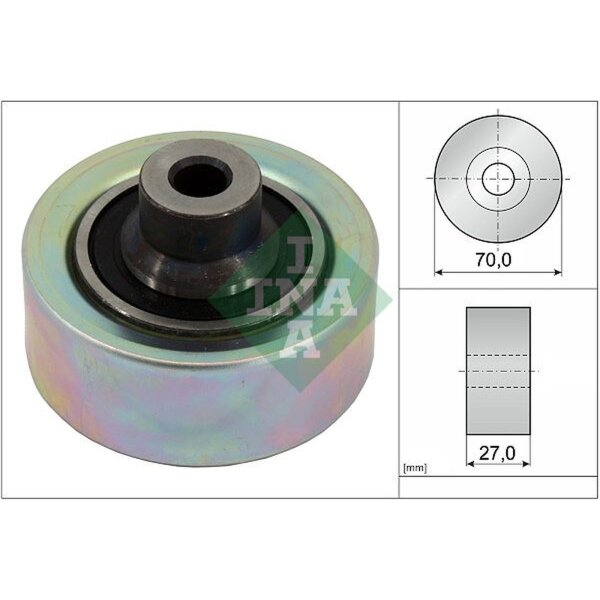 Schaeffler INA 532 0474 10 Umlenk-/Führungsrolle, Keilrippenriemen