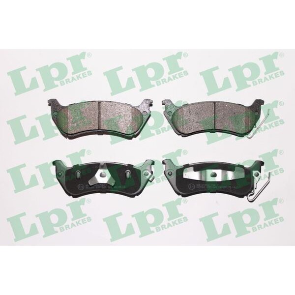 LPR 05P1065 Bremsbelagsatz, Scheibenbremse