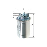 BOSCH 0 986 450 509 Kraftstofffilter