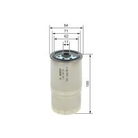 BOSCH 1 457 434 184 Kraftstofffilter