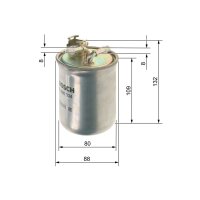 BOSCH 0 450 906 334 Kraftstofffilter