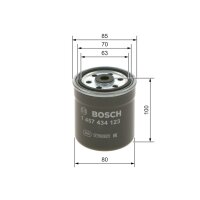 BOSCH 1 457 434 123 Kraftstofffilter