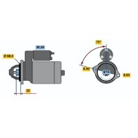 BOSCH 0 986 017 120 Starter