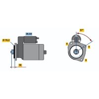 BOSCH 0 986 016 990 Starter