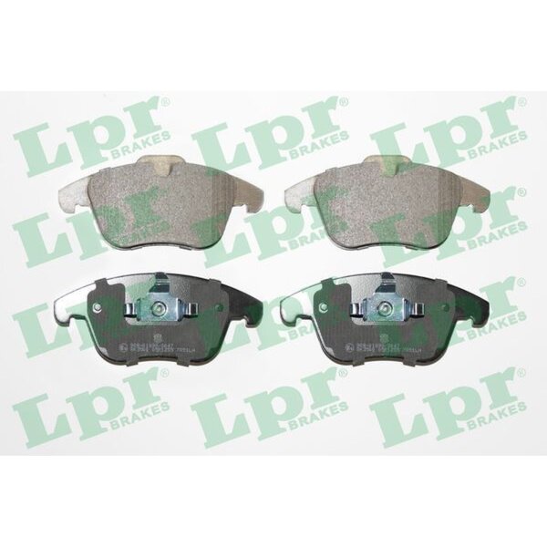 LPR 05P1255 Bremsbelagsatz, Scheibenbremse