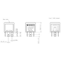 BOSCH 0 332 015 008 Relais, Arbeitsstrom