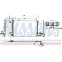 NISSENS 94684 Kondensator, Klimaanlage