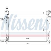 NISSENS 60304A Kühler, Motorkühlung