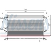 NISSENS 94551 Kondensator, Klimaanlage