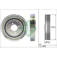 Schaeffler INA 544 0040 10 Riemenscheibe, Kurbelwelle