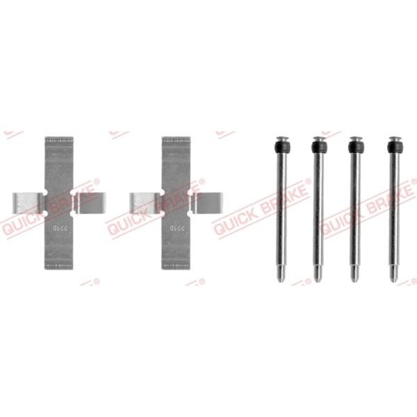QUICK BRAKE 109-1040 Zubehörsatz, Scheibenbremsbelag