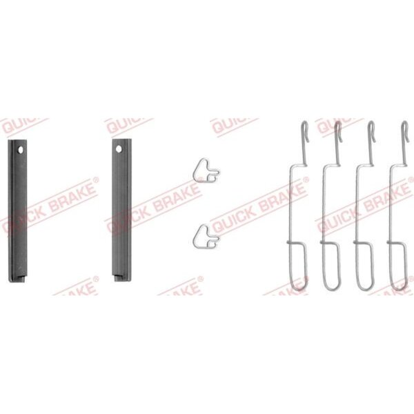 QUICK BRAKE 109-1280 Zubehörsatz, Scheibenbremsbelag