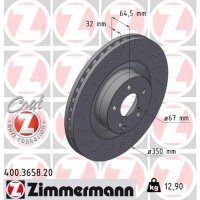 ZIMMERMANN 400.3658.20 Bremsscheibe