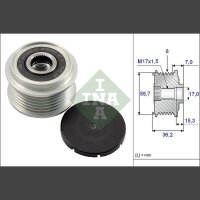 Schaeffler INA 535 0098 10 Generatorfreilauf
