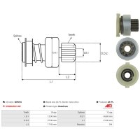 AS-PL SD9016 Freilaufgetriebe, Starter