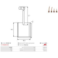 AS-PL PSX166-167 Kohlebürste, Starter