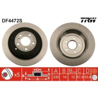 TRW DF4472S Bremsscheibe