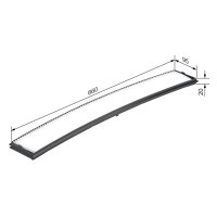 BOSCH 1 987 432 036 Filter, Innenraumluft