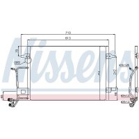 NISSENS 94593 Kondensator, Klimaanlage