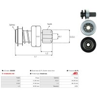 AS-PL SD0059 Freilaufgetriebe, Starter