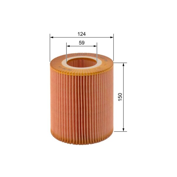 BOSCH 1 457 433 715 Luftfilter