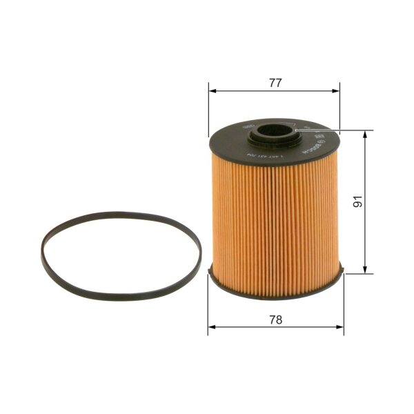 BOSCH 1 457 431 704 Kraftstofffilter