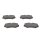 BOSCH 0 986 424 516 Bremsbelagsatz, Scheibenbremse