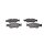 BOSCH 0 986 424 219 Bremsbelagsatz, Scheibenbremse